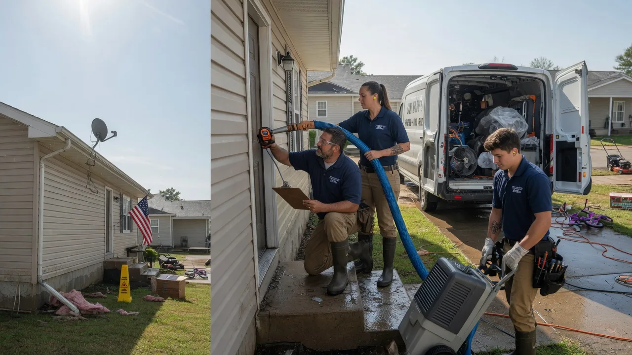 Ceiling Water Damage Restoration in Brighton, IL near me